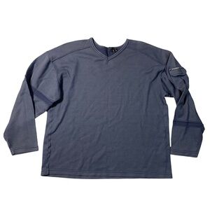 Nike ACG Vintage V Neck Long Sleeve Shirt Mens L